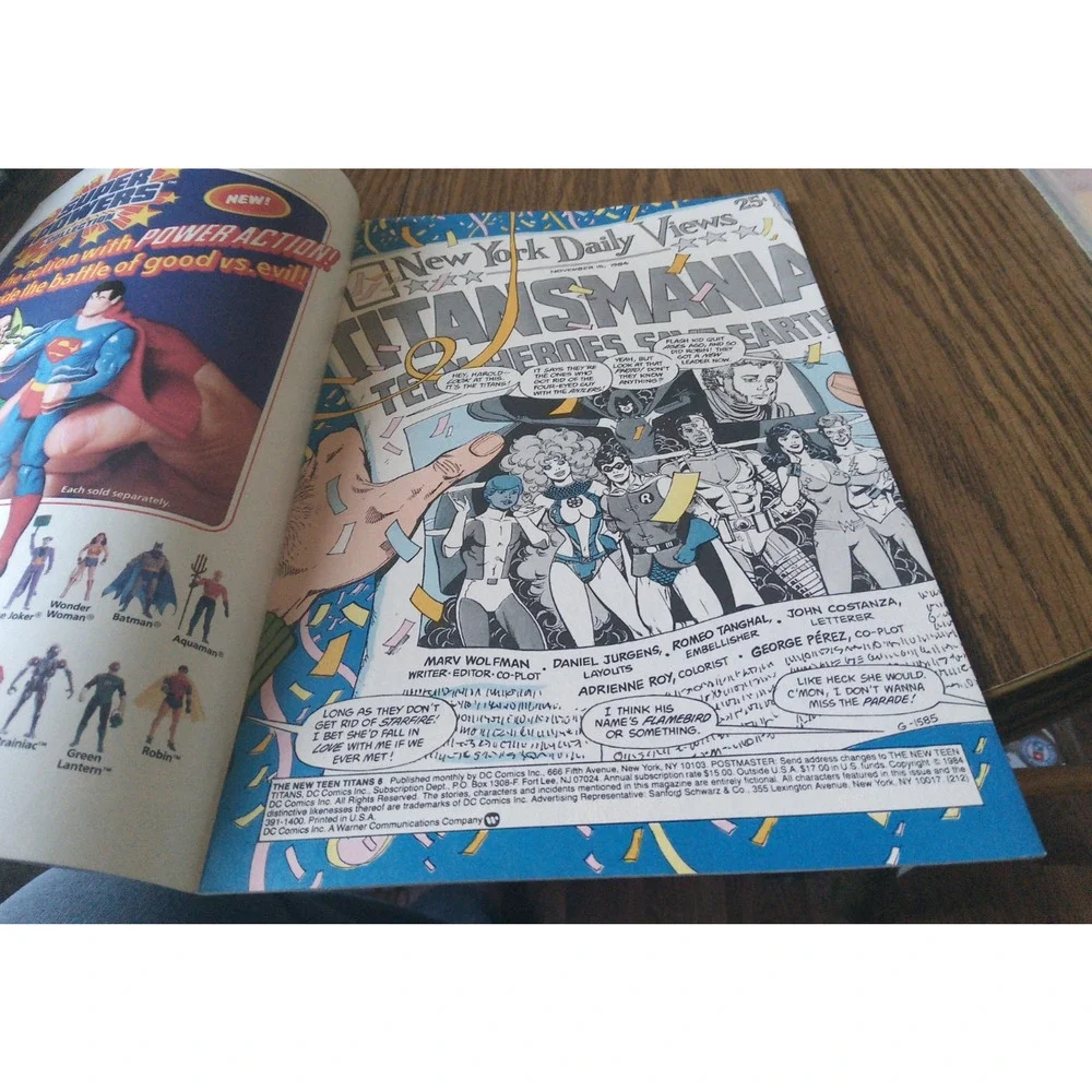 The New Teen Titans #6 (March 1985 DC Comics)